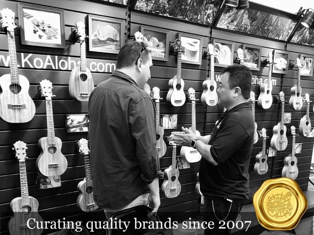 Quality Ukulele Brands at UKE Republic, KoAloha, Kanile'a, Kamaka, Pono, Ohana, Kala, Flight, Bruko, Gold Tone, Romero Creations