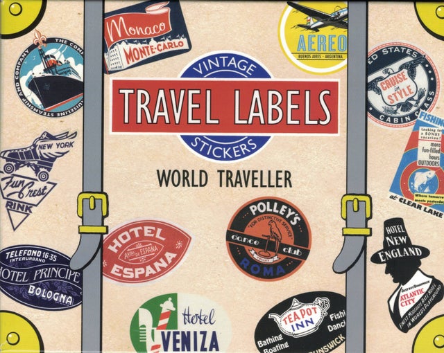 WORLD TRAVELER Vintage Travel Stickers