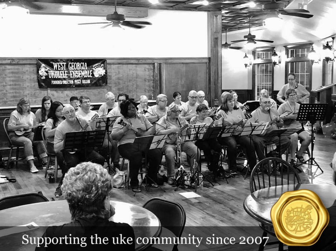 Supporting the ukulele groups at UKE Republic, ukulele festivals, ukulele workshops